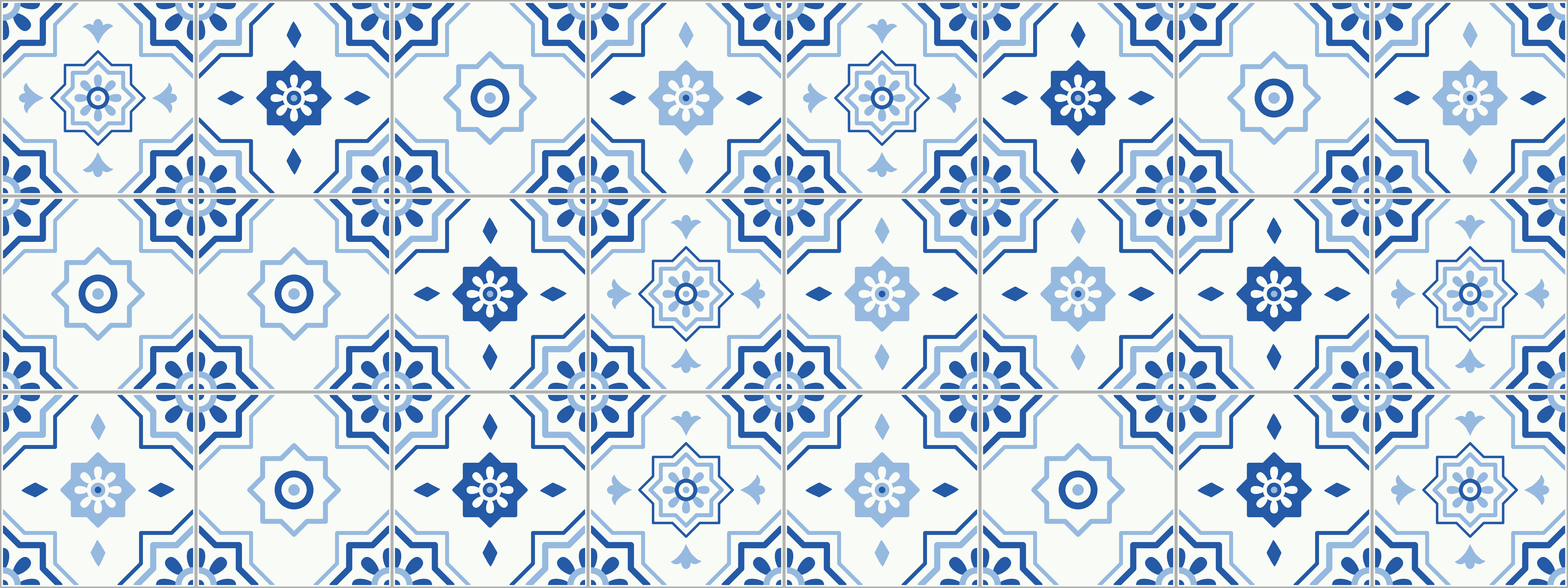 Vinyl Teppich Fliesenoptik geometrischer fliesenläufer - TenStickers