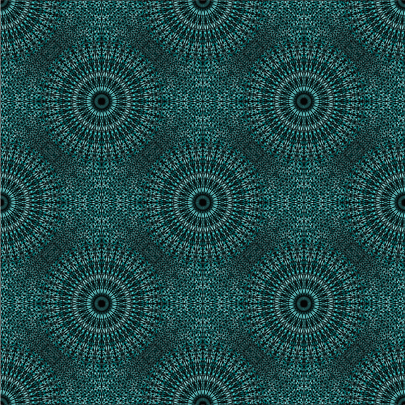 Vinyl teppich mandala strahlende mandala schönheit - TenStickers