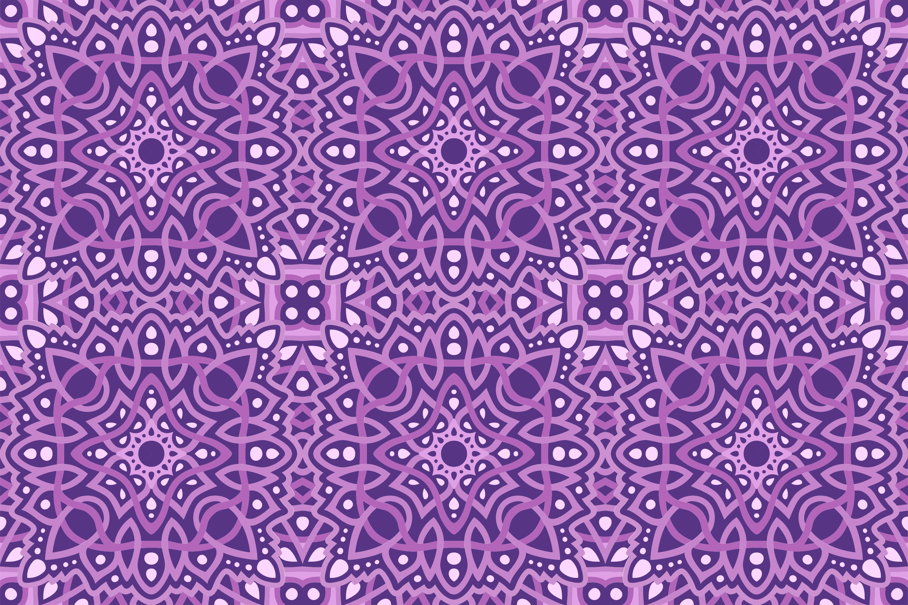 Vinyl teppich mandala symphonie - TenStickers