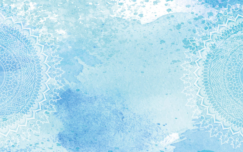 Vinyl teppich mandala farbige mandala spritzer - TenStickers