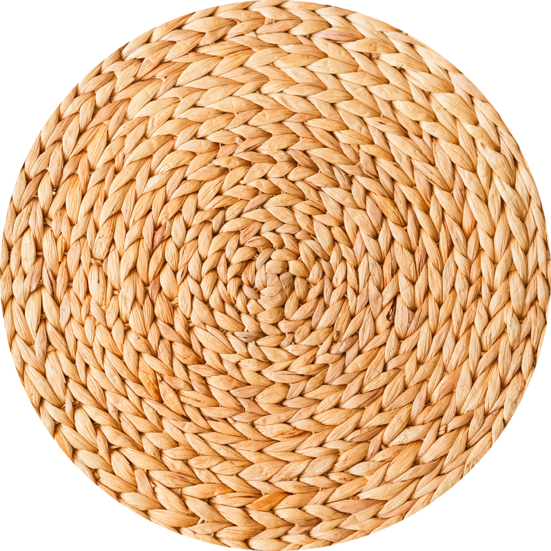 Vinyl Teppich Textur geflochtenes muster - TenStickers