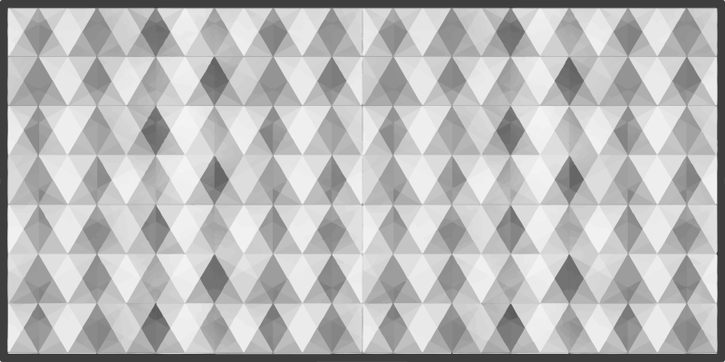Vinyl teppich geometrisch dreiecks-muster - TenStickers