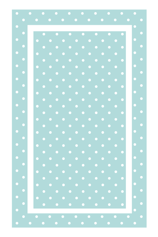 Vinyl Teppich Schlafzimmer polka dot einfachheit - TenStickers