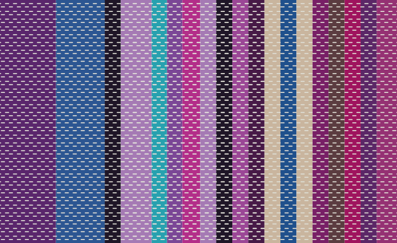 Vinyl Teppich Schlafzimmer gestreifte bunte linien - TenStickers