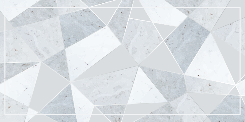 Vinyl Teppich Marmor geometrisches graues muster - TenStickers