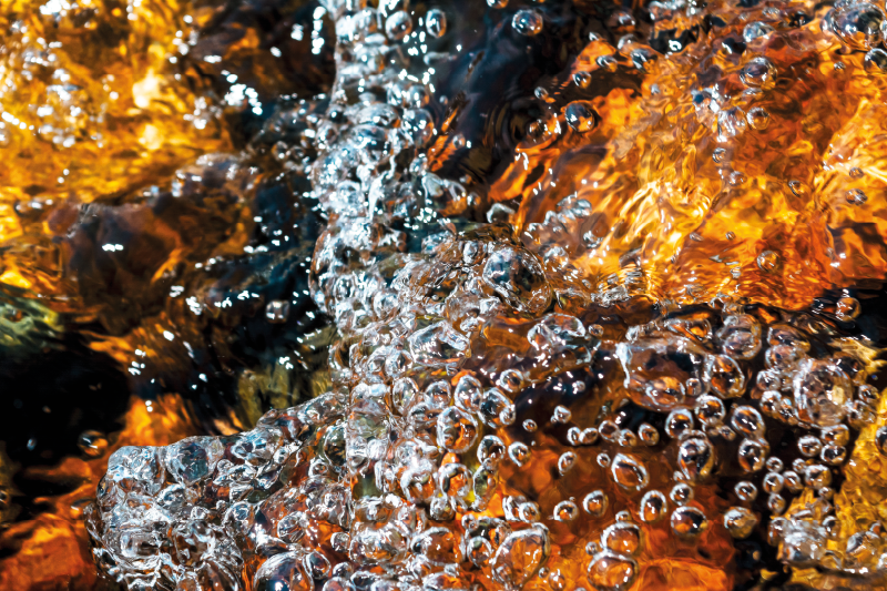 vinyl teppich strukturiert sprudelnder wasserfluss - TenStickers