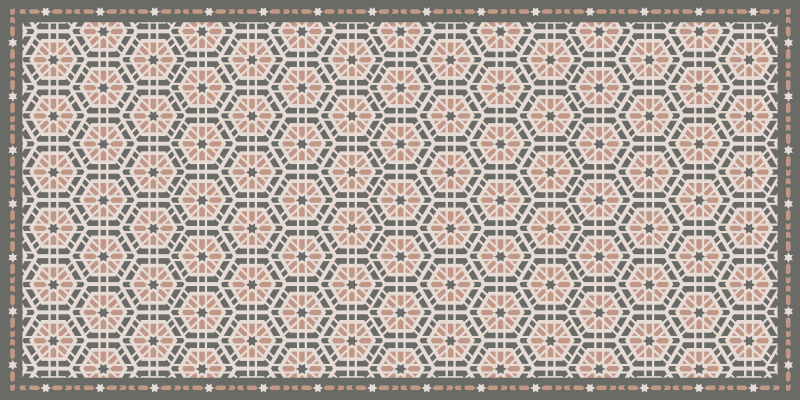 Vinyl Teppich Küche Gotische portugiesische fliesen - TenStickers