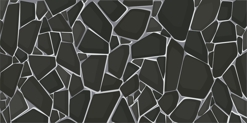 Vinyl Teppich Steinoptik elegantes kieselsteinmuster - TenStickers