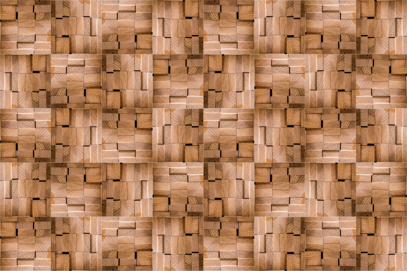 Vinylteppich Holzoptik natürliches texturdesign - TenStickers
