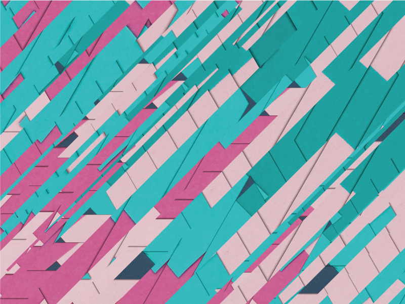 Vinyl Teppich geometrisch abstraktes eckiges muster - TenStickers