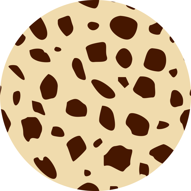 Vinyl Teppich Tiermuster gefleckte wärme - TenStickers