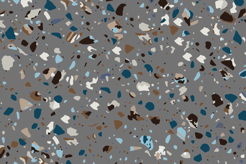 Vinyl Teppich Marmor terrazzo kiesel gemischt - TenStickers