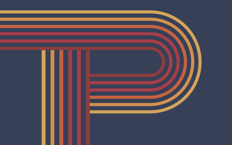 Vinyl Teppich geometrisch bunte linienüberlagerung - TenStickers