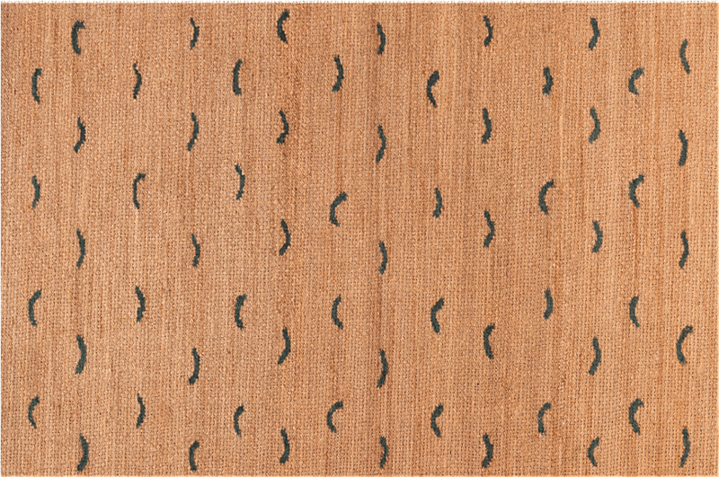Vinyl Teppich Tiermuster jute beige imitat - TenStickers