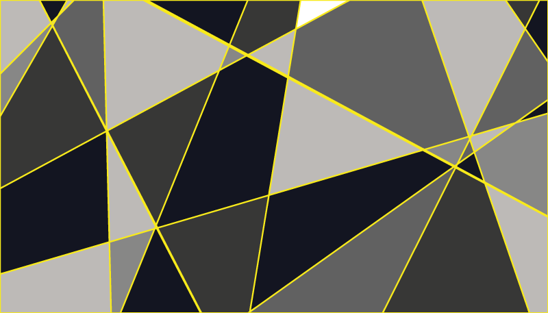 Vinyl Teppich geometrisch graue dreieckslinien - TenStickers