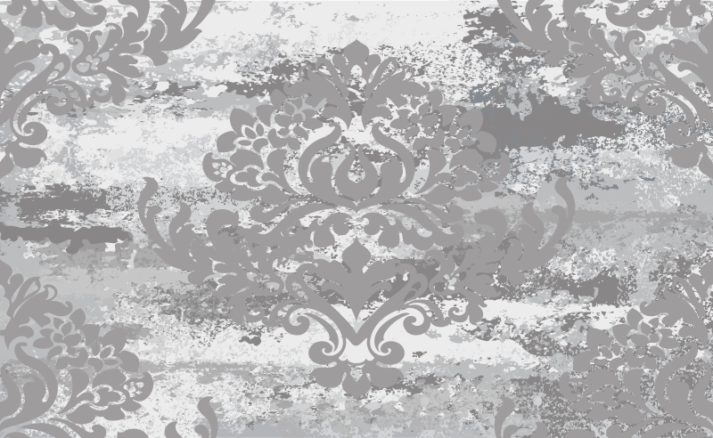 Vinyl Teppich Marmor elegante graue wirbel - TenStickers
