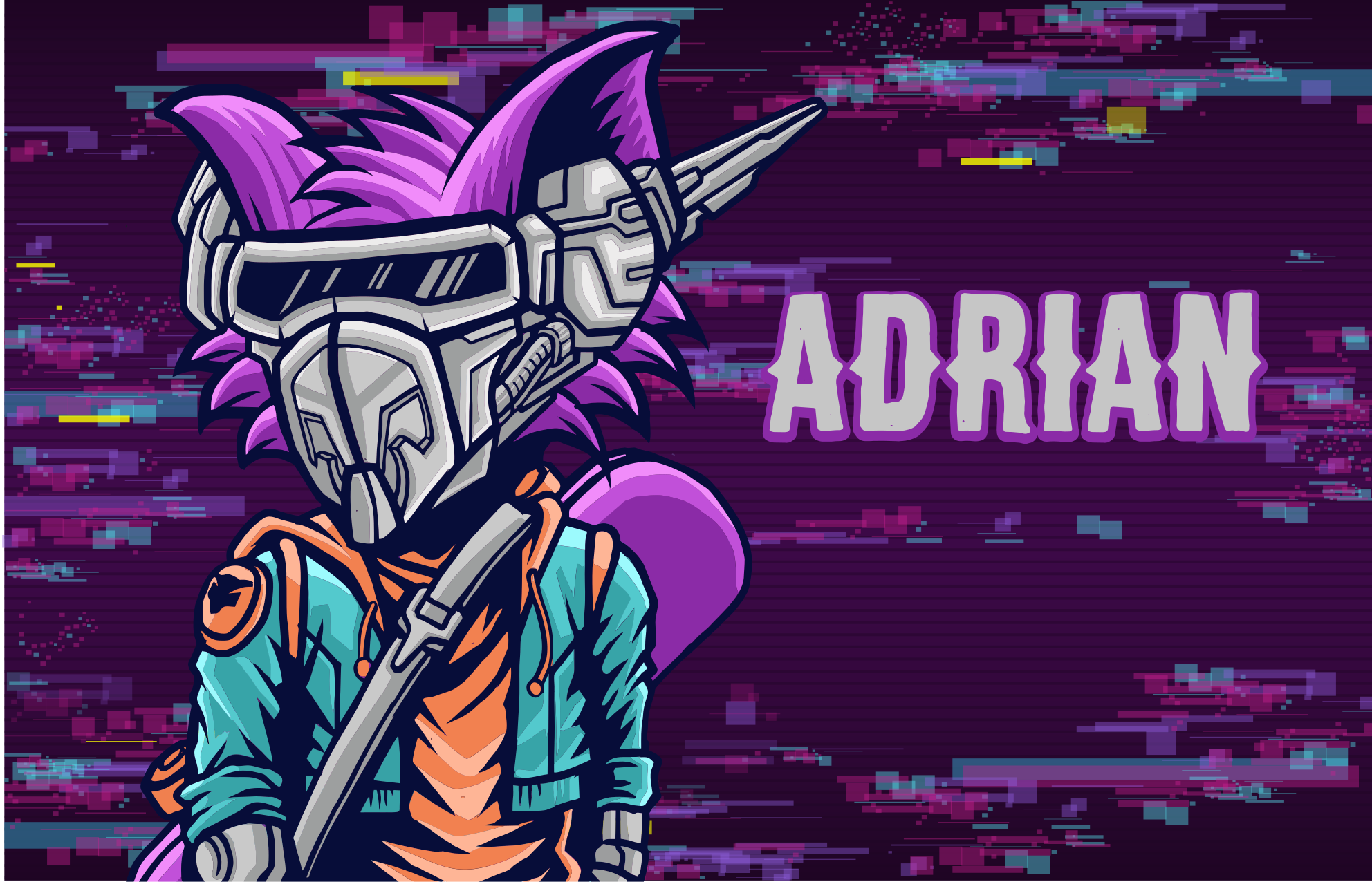 Vinyl teppich jugendzimmer mit futuristischem charakter - TenStickers