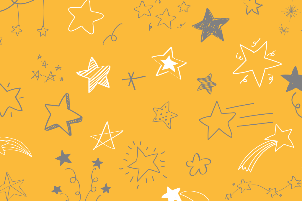 Vinyl teppich sterne mit mustern der sternennacht - TenStickers