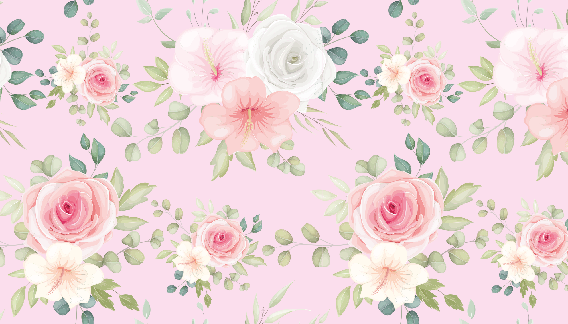 Vinyl teppich blumen anmutige blüte - TenStickers