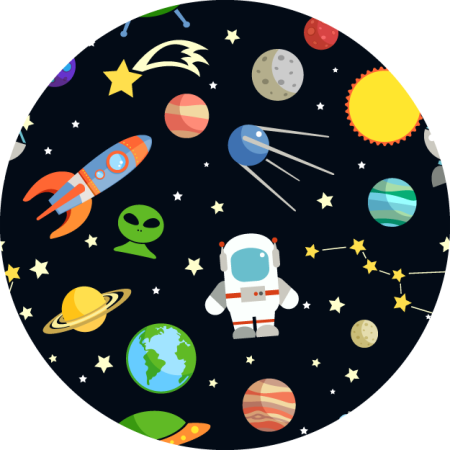Vinyl Teppich Sterne design für kosmische entdeckungen - TenStickers