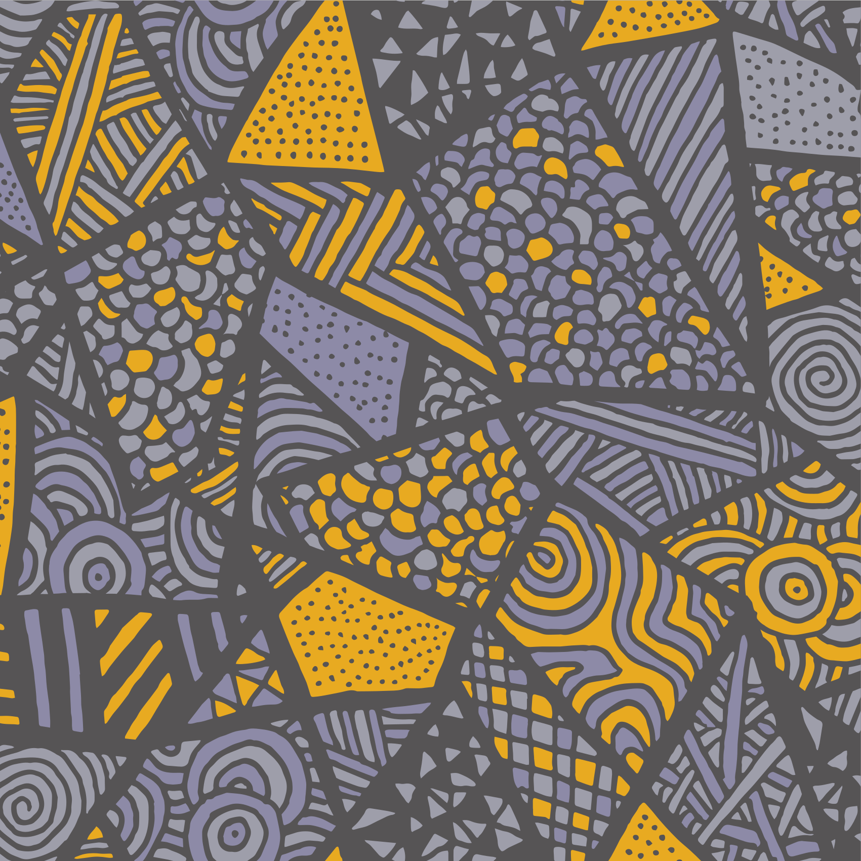 Vinyl Teppich geometrisch dynamische graue formen - TenStickers