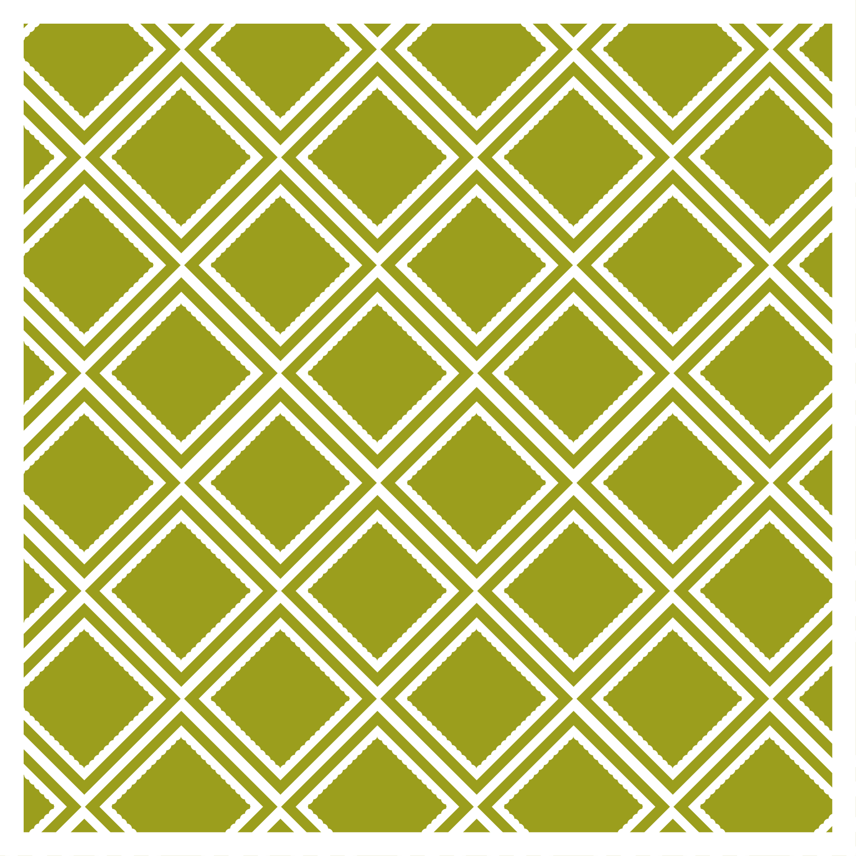 Vinyl teppich geometrisch diamantmuster - TenStickers