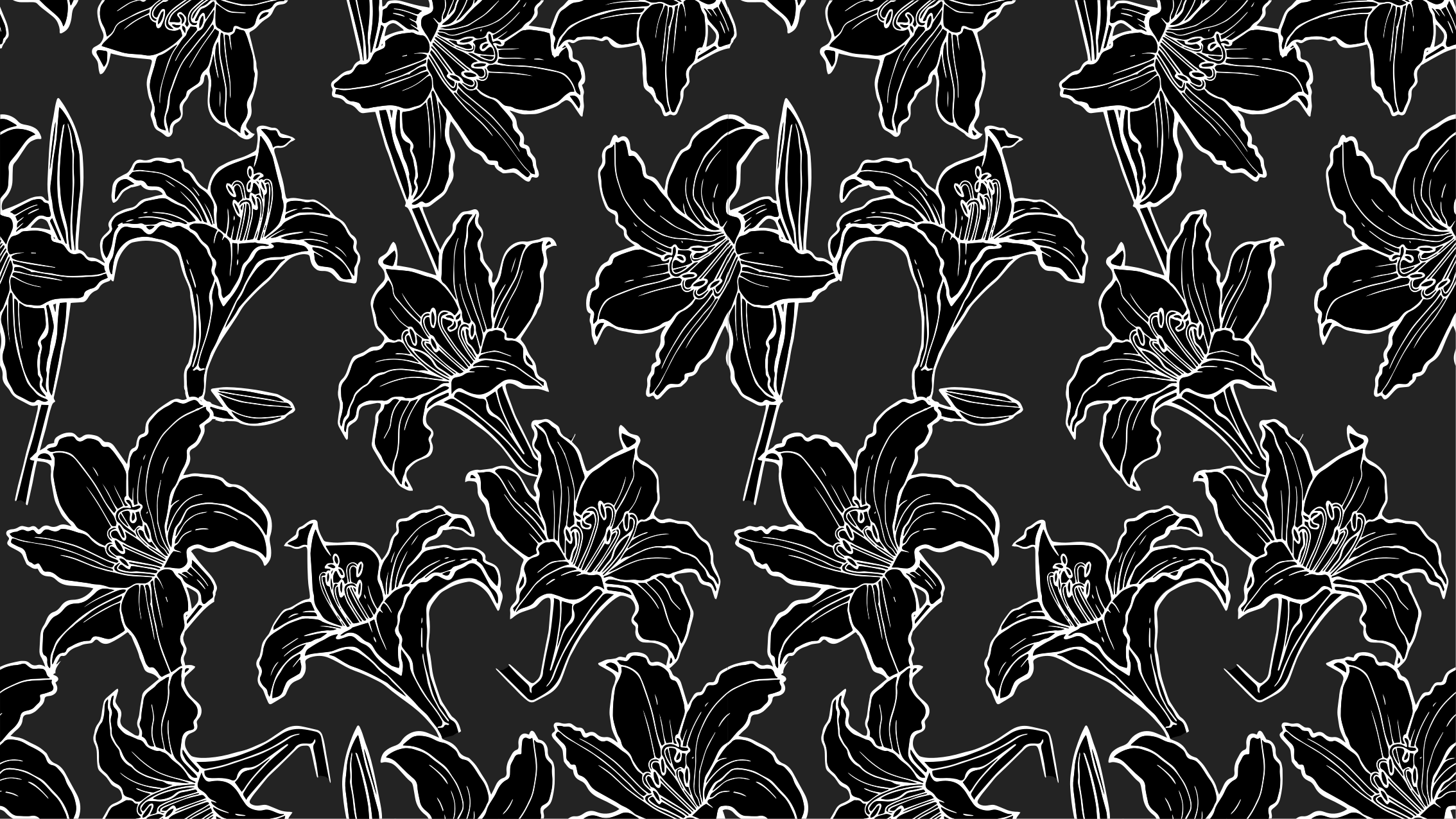 Vinyl Teppich Blumen schwarzes blumenarrangement - TenStickers