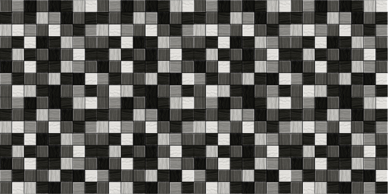 Vinyl Teppich Badezimmer graue schattenquadrate - TenStickers