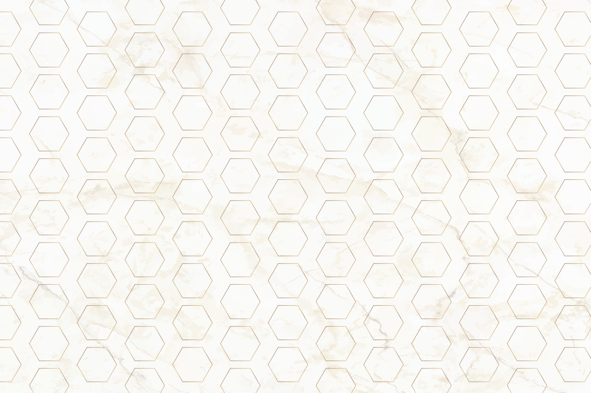 Vinyl Teppich Marmor sechseck-marmormuster - TenStickers
