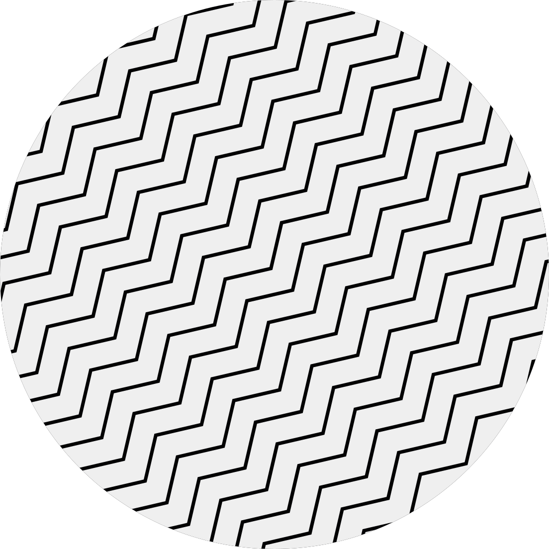 Vinyl teppich geometrisch im zigzag design - TenStickers