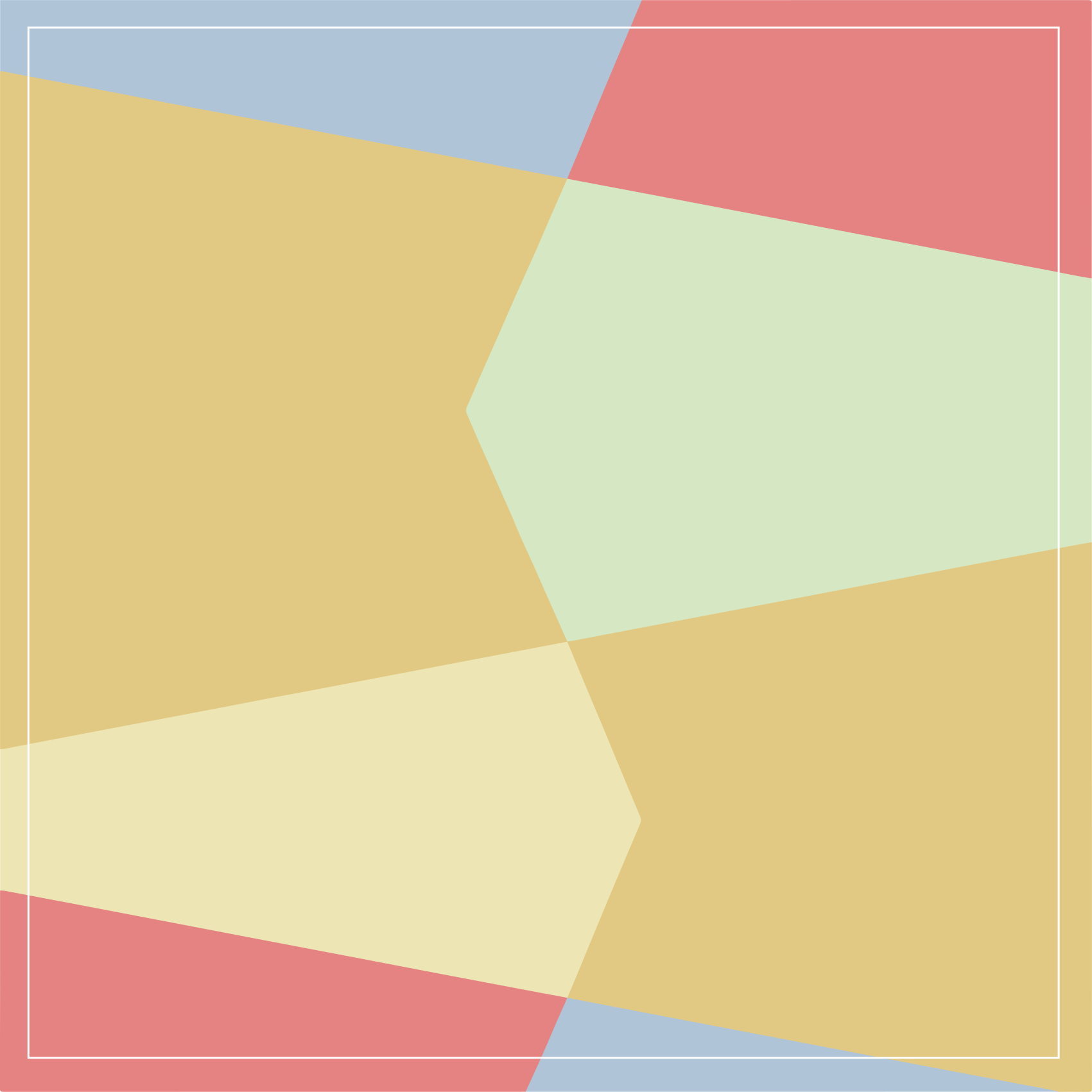 Vinyl teppich geometrisch lebhafte geometrische komposition - TenStickers