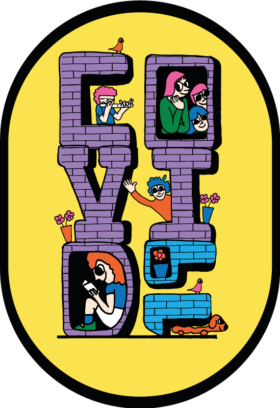 Vinyl Teppich kindlich covid-figuren bleiben zu hause - TenStickers