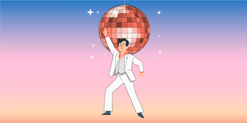 Vinyl Teppich kindlich tanzparty-stimmung - TenStickers