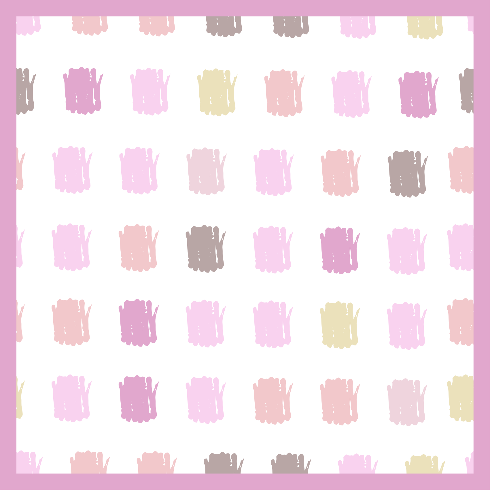 Vinyl Teppich Textur sanfte farbpalette - TenStickers
