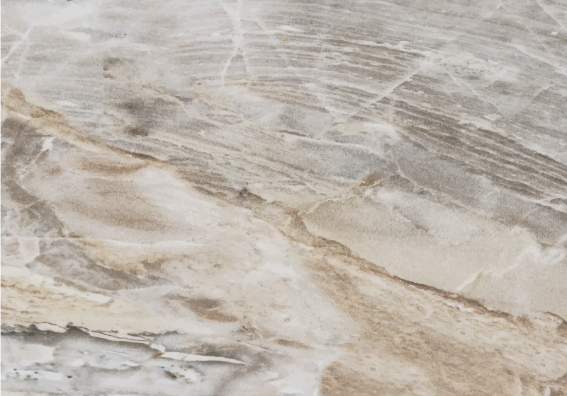 Vinyl Teppich Textur beiger Marmor - TenStickers