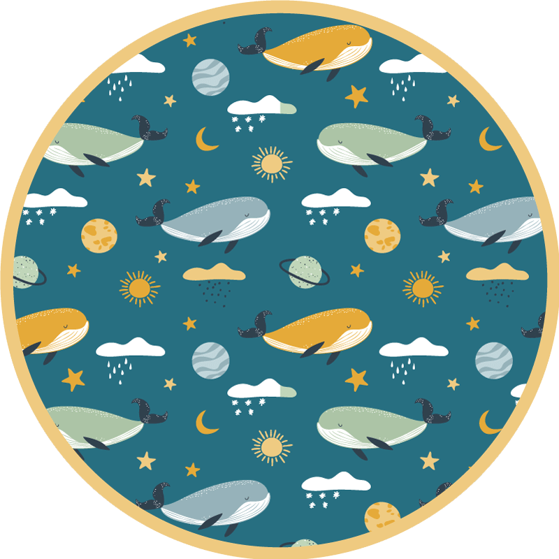 Vinyl Teppich Kinderzimmer walabenteuer - TenStickers