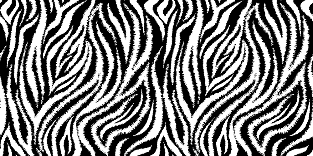 Vinyl teppich tiermuster zebra streifen design - TenStickers