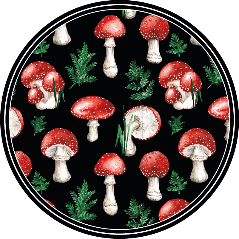 Vinyl Teppich Natur pilz wald motiv - TenStickers