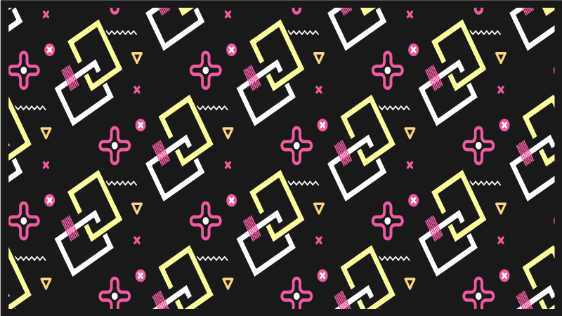 Vinyl teppich geometrisch modernes musterspiel - TenStickers