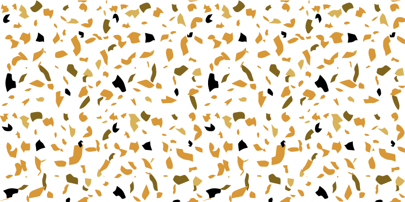 Vinyl Teppich Textur weißer und brauner terrazzo - TenStickers