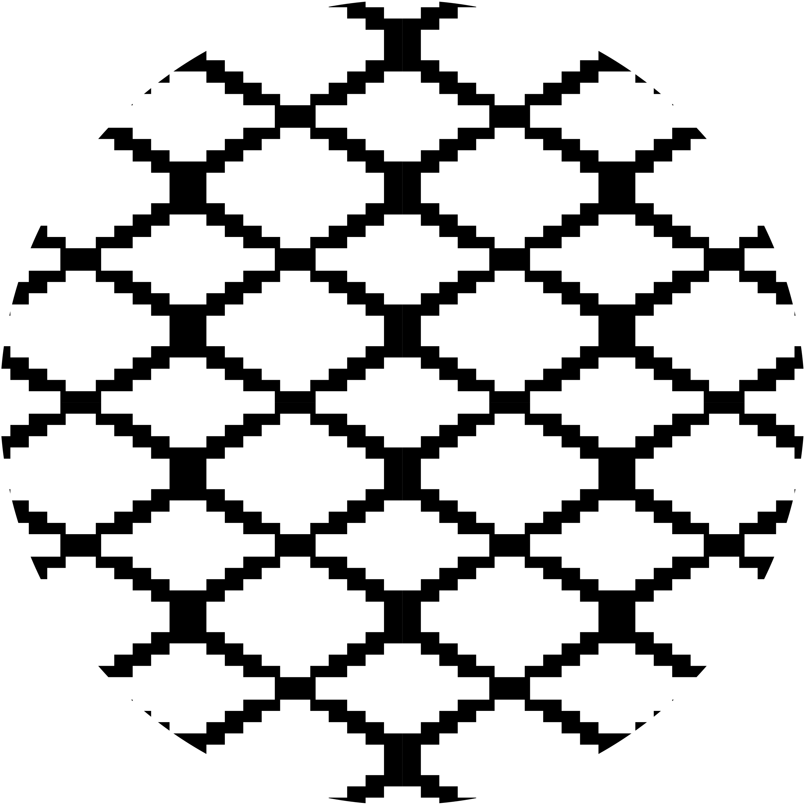 Vinyl Teppich geometrisch modernes schwarzweiß - TenStickers