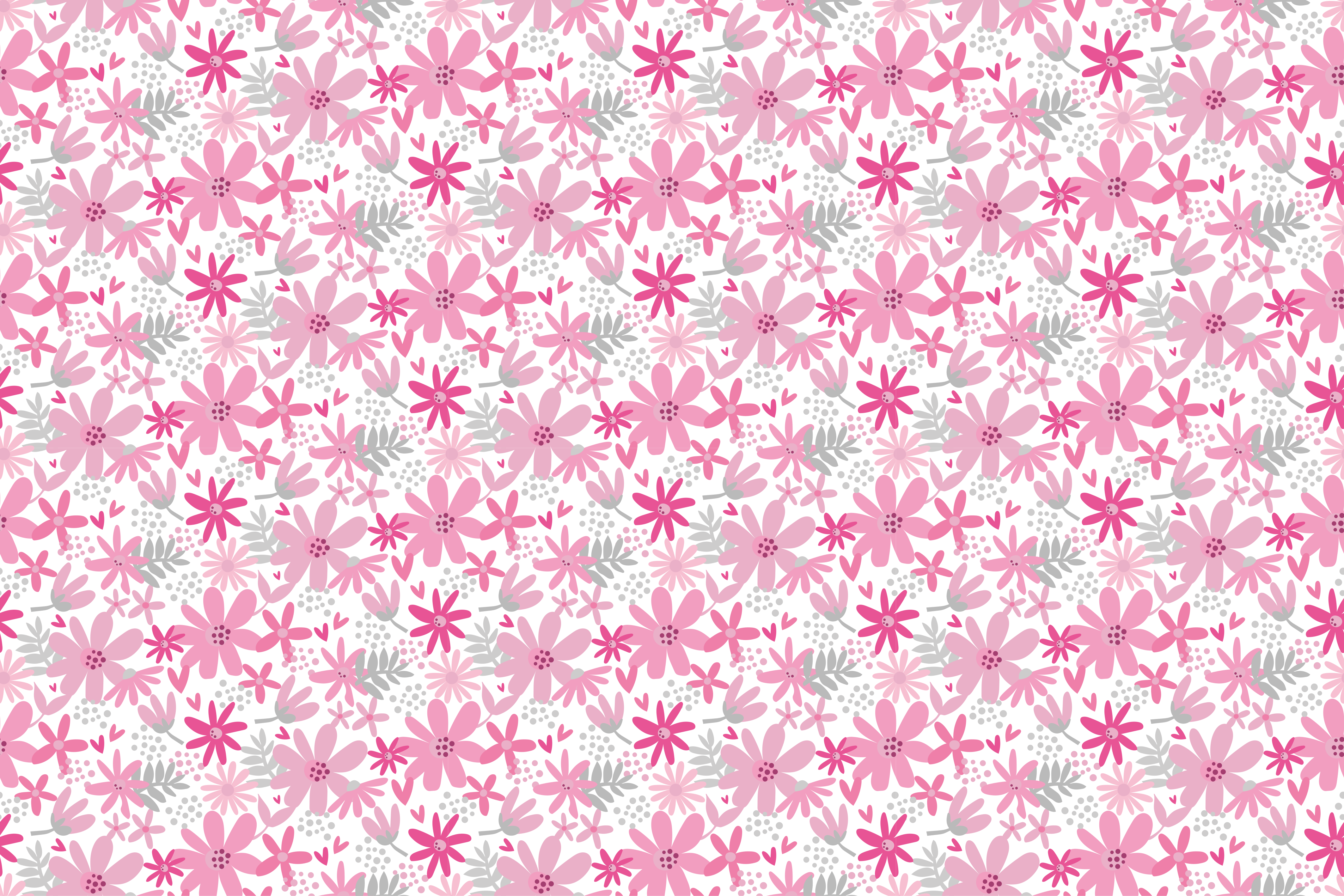 Vinyl teppich blumen mit blühendem muster - TenStickers
