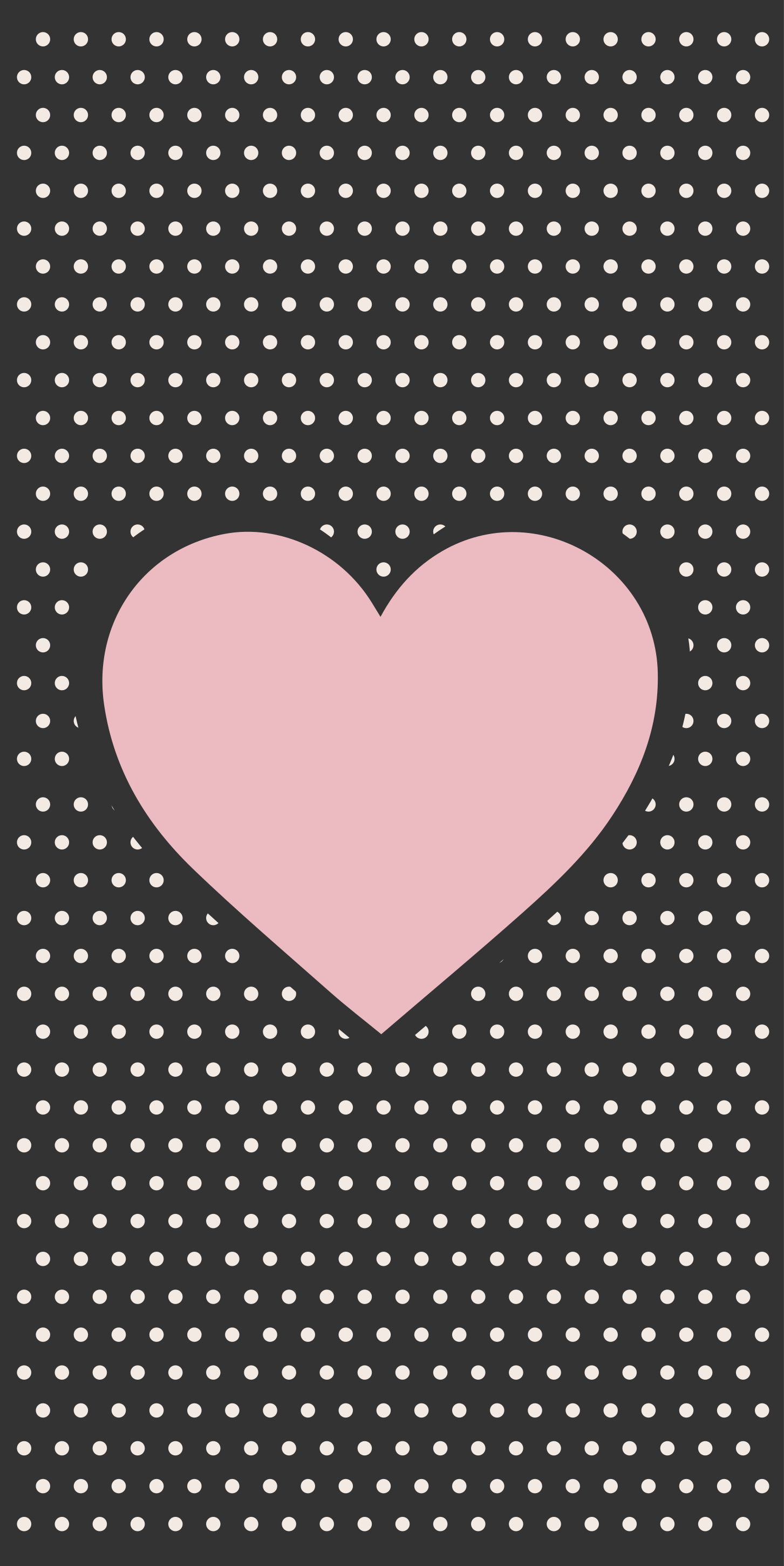 Vinyl Teppich kindlich polka-herz-akzent - TenStickers