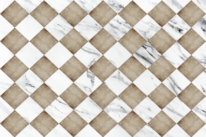 Vinyl Teppich Marmor marmordiagonale - TenStickers