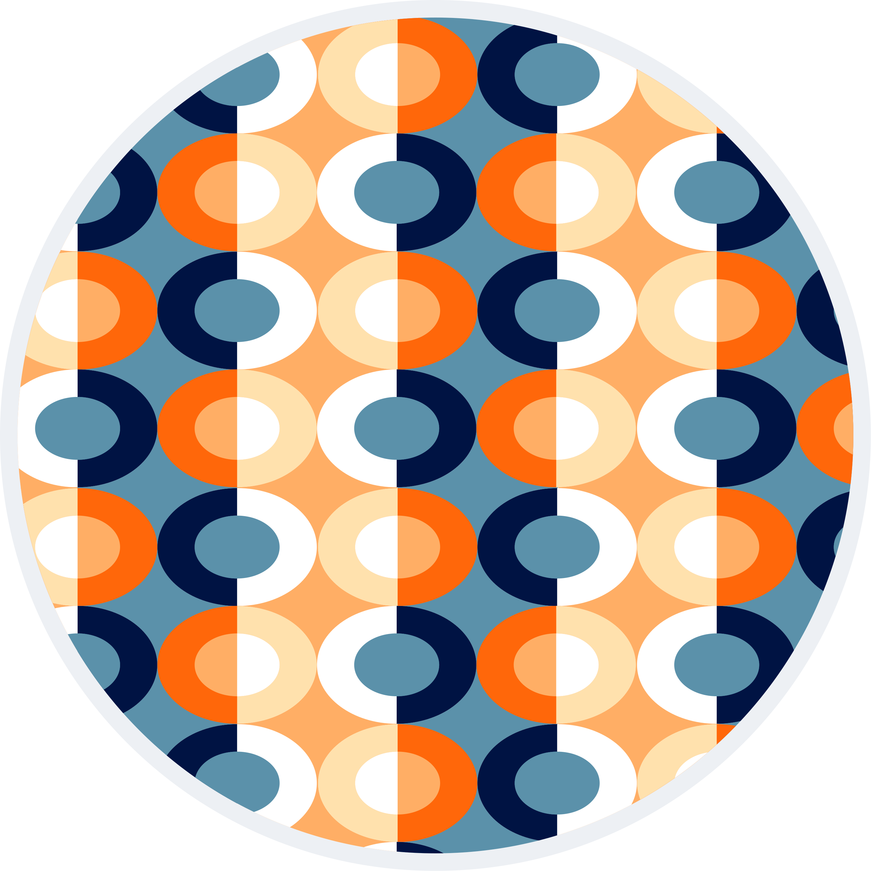 Vinyl Teppich geometrisch kreisförmige geometrie - TenStickers