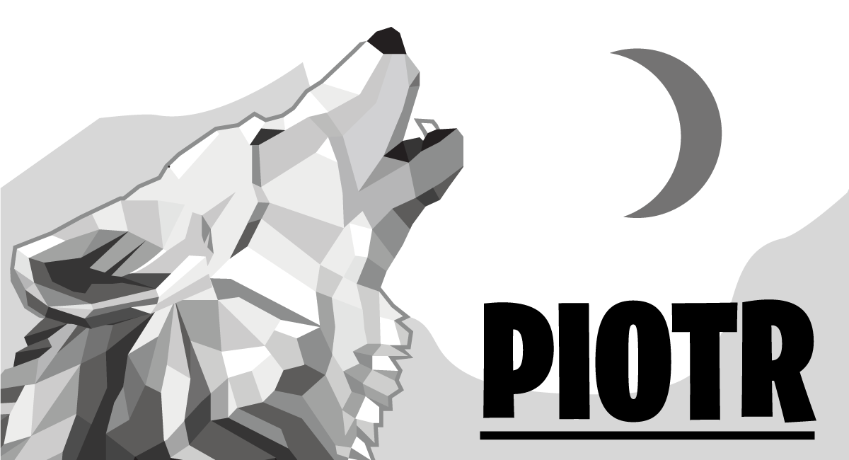 Vinyl Teppich mit Namen geometrischer wolf - TenStickers