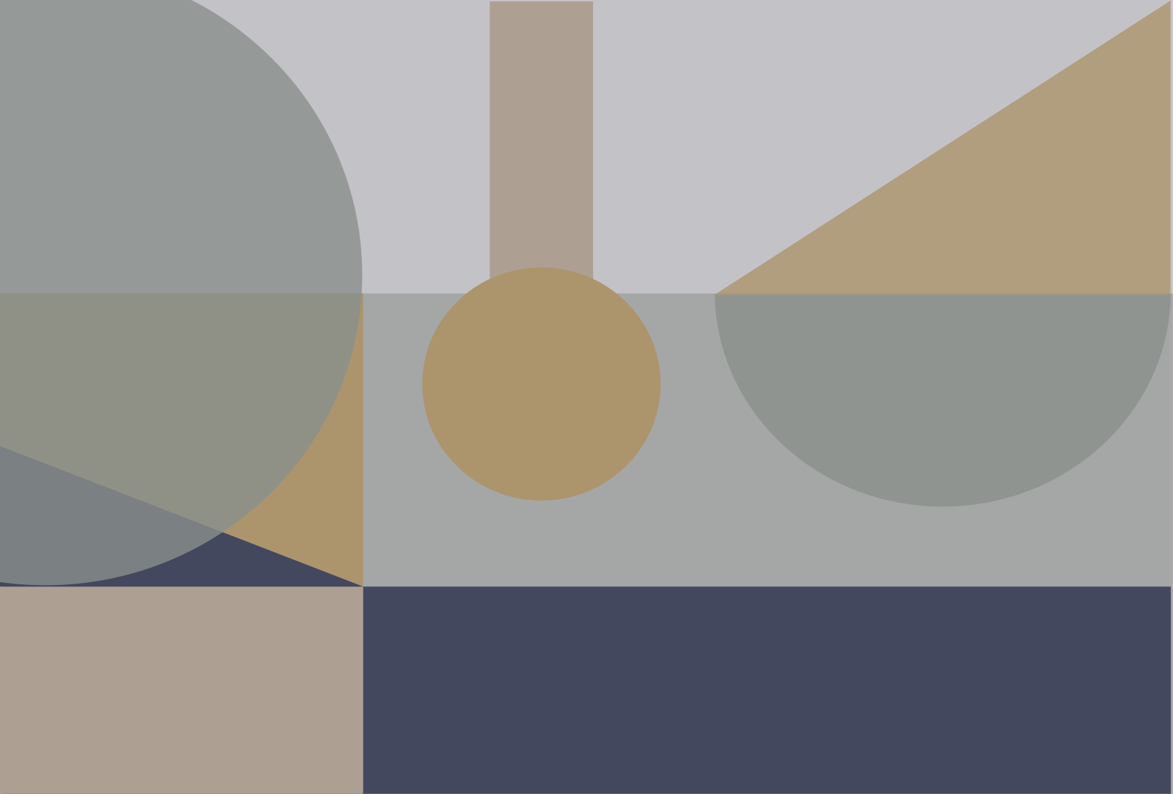 Vinyl Teppich geometrisch abstrakt geometrische Formen - TenStickers