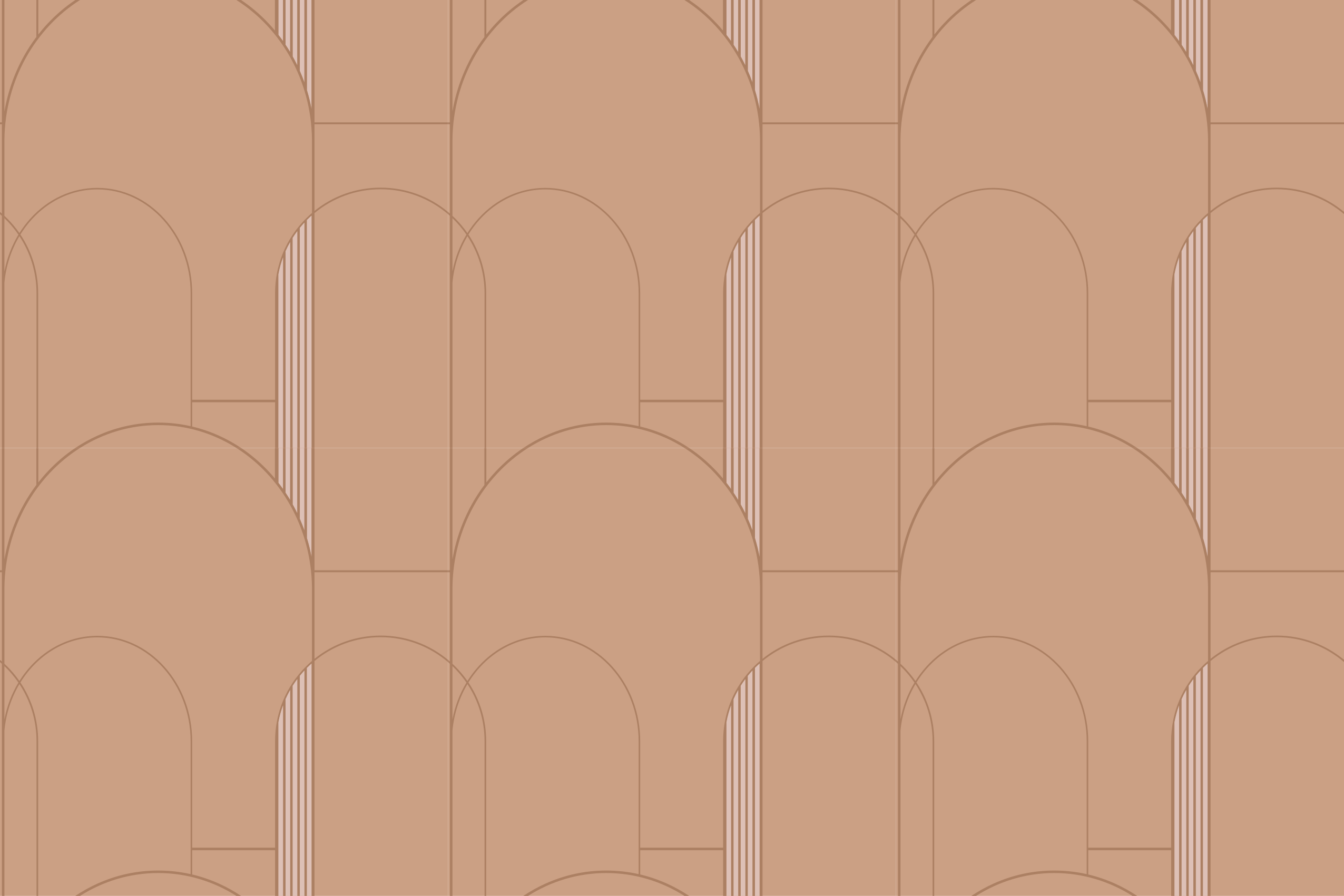 Vinyl Teppich gestreift bogen muster oberfläche - TenStickers