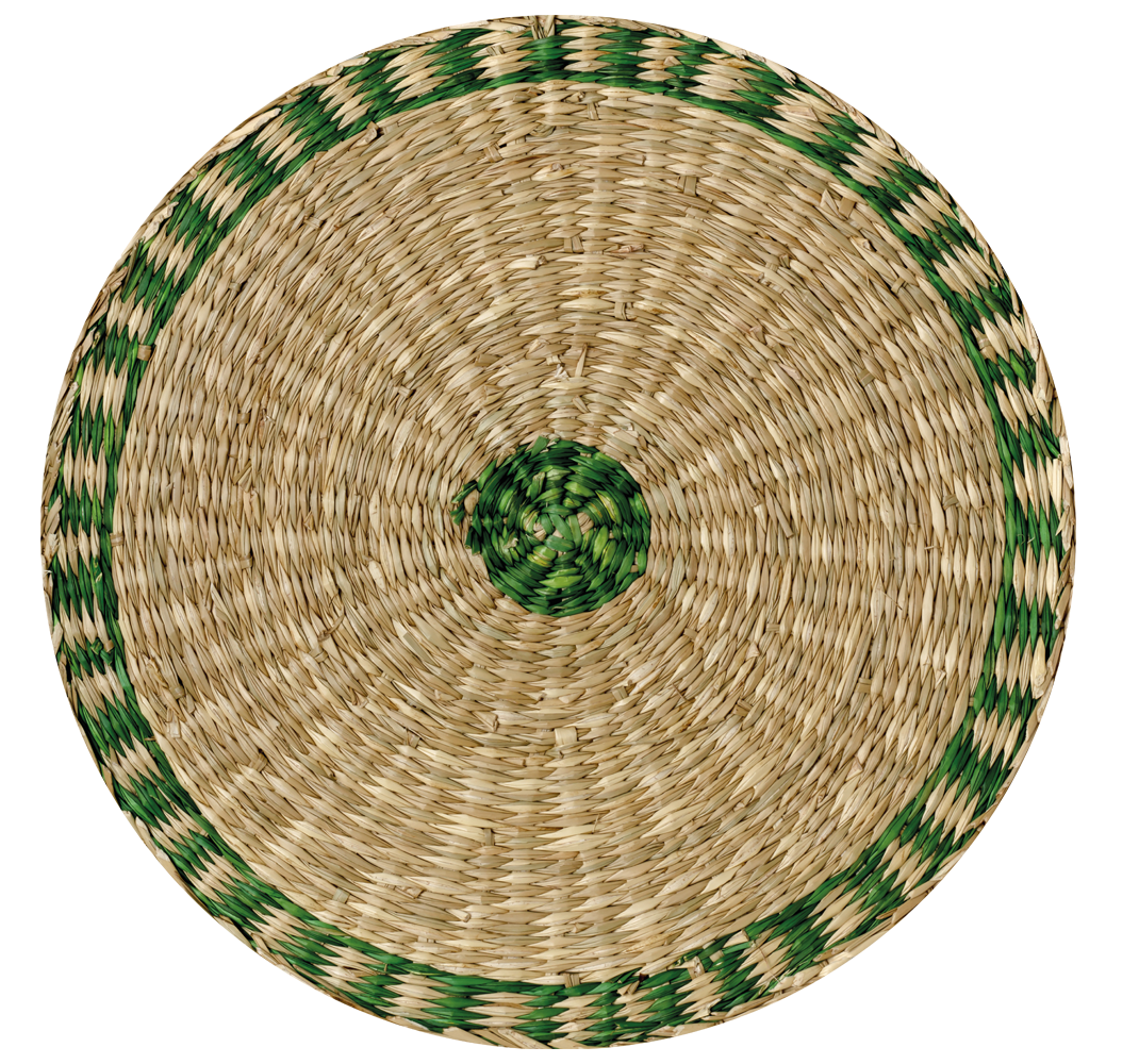 vinylteppich gewebte Rundenstruktur - TenStickers