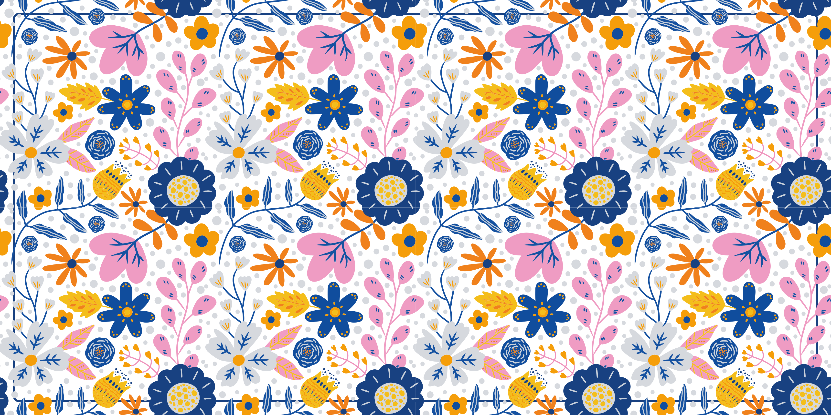 Vinylteppich Natur frühlingsblumenzeit - TenStickers